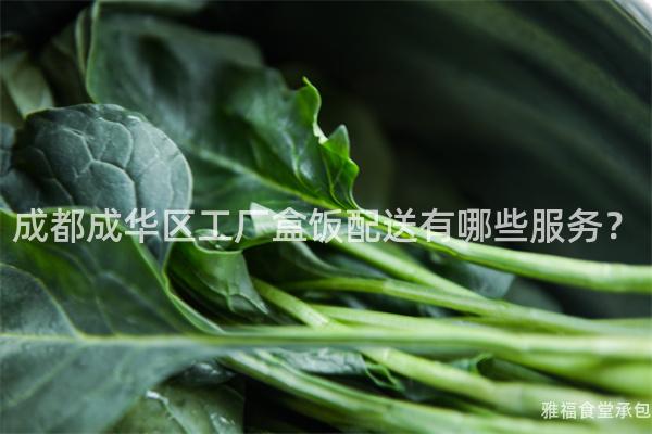 成都成華區工廠盒飯配送有哪些服務？