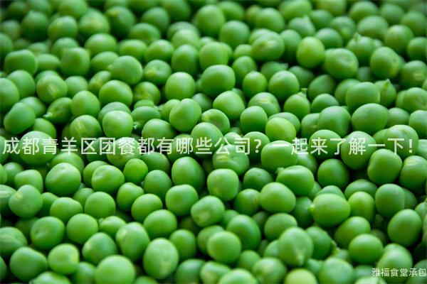 成都青羊區團餐都有哪些公司？一起來了解一下！