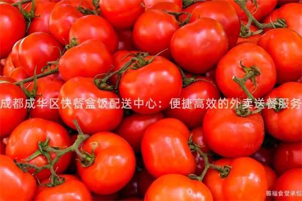 成都成華區快餐盒飯配送中心：便捷高效的外賣送餐服務