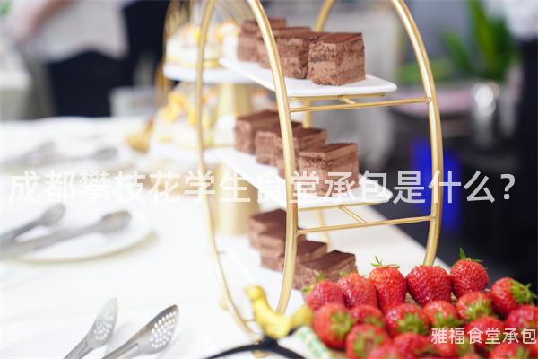 成都攀枝花學生食堂承包是什么？